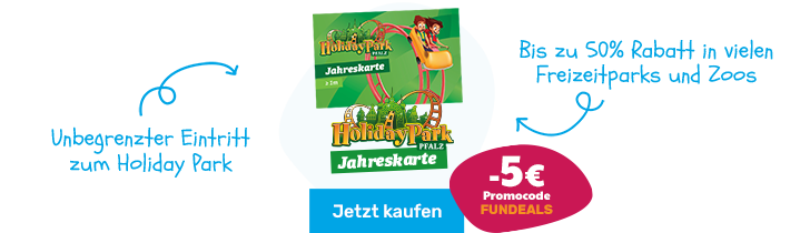 FUNDEALS -5€ Rabatt auf die Holiday Park Jahreskarte